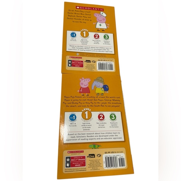 Scholastic Peppa Pig Level 1 Reader 2 Book Bundle . - Picture 2 of 2